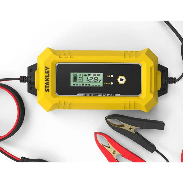 STANLEY SXA26 12V 250A Dijital Akü Şarj ve Akü Bakım Cihazı ürün görseli 1