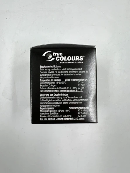 Zebra P330I Black Monochrome Siyah Ribon - Resim 3