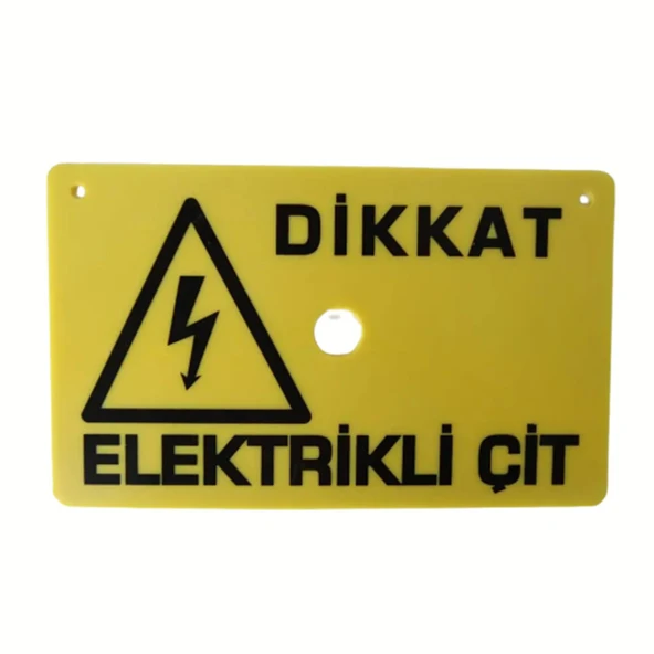 ELEKTRİKLİ ÇİT UYARI LEVHASI ürün görseli 1