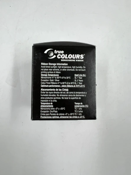 Zebra P330I Black Monochrome Siyah Ribon - Resim 5