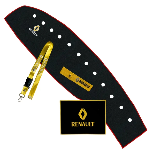 Renault 19 Europa Torpido Koruma Halısı Renault Sarı Oto Ayna Askısı Tampon Çeki İpi Torpido Ped ürün görseli 1