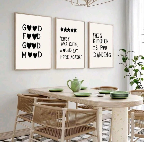 3'lü Duvar Tuval Poster 1 ürün görseli 1