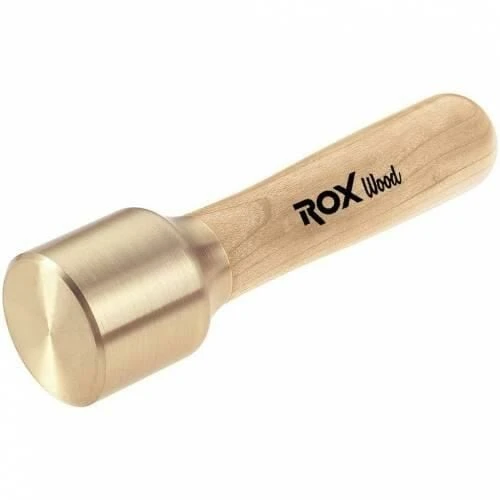 ROX Wood Oymacı Pirinç Başlı Tokmak Carving Mallet 280 gr ürün görseli 1