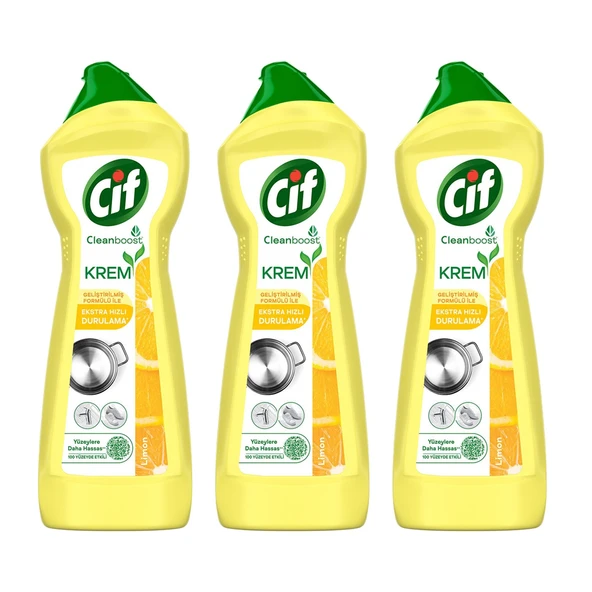 Cif Krem Limonlu 750 ml x 3 Adet ürün görseli 1