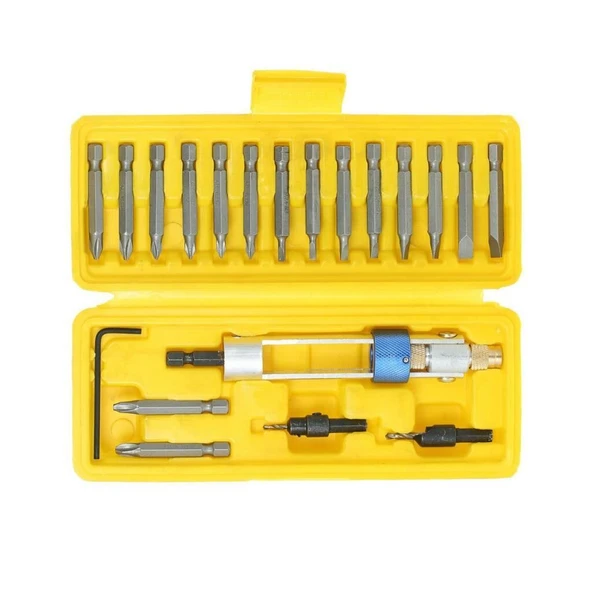 Rox Wood 0119 Pratik Delme Vidalama Kılavuz Bits Seti - 20 Parça ürün görseli 1