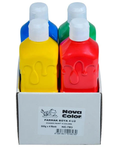Nova Color Parmak Boyası 500 Gr 4 renk NC783 ürün görseli 1