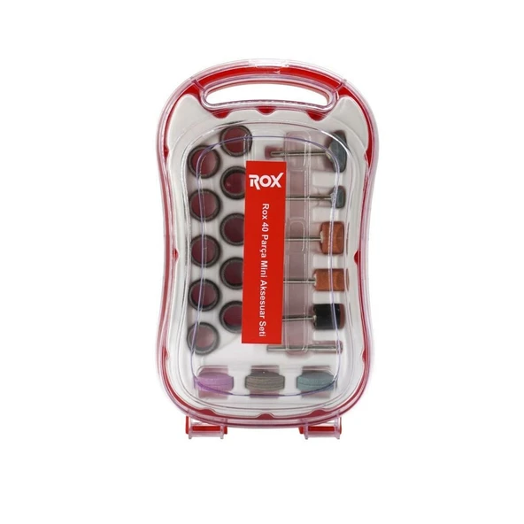 Rox 0076 Hobi Gravür Mini Aksesuar Seti 40 Parça - Resim 7