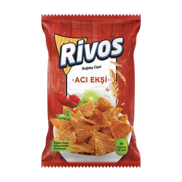 Rivos Acı Ekşi Buğday Cips 56 g e ürün görseli 1