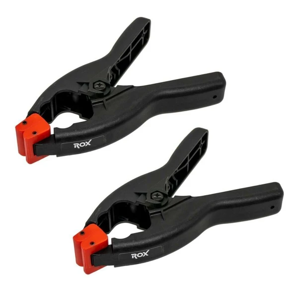 Rox 0152 Yaylı Mandal Tip Kıskaç İşkence 50 mm (2 li) ürün görseli 1