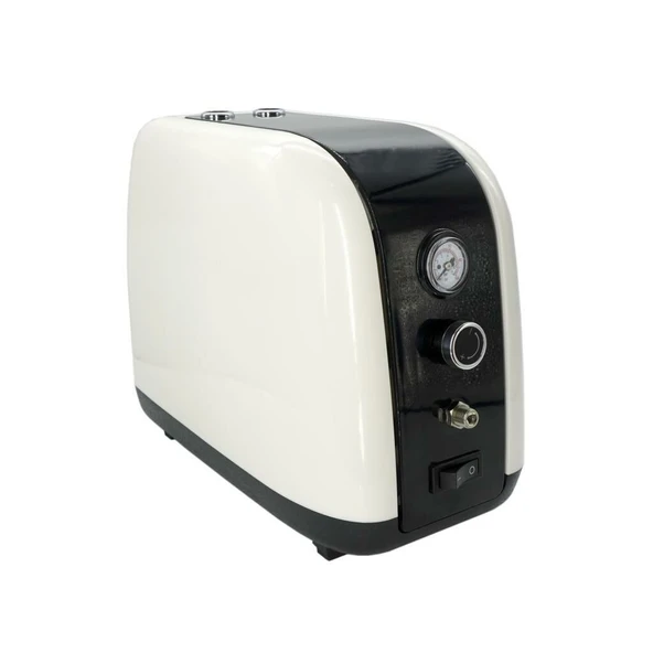 Rox 0067 Profesyonel Airbrush Kompresör Mini Boya Tabancası Seti - Resim 5