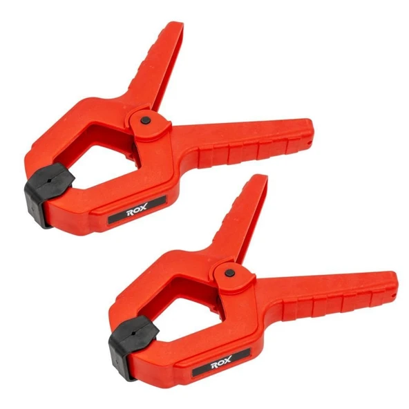 Rox 0148 Yaylı Mandal Tip Kıskaç İşkence 50 mm (2 li) ürün görseli 1