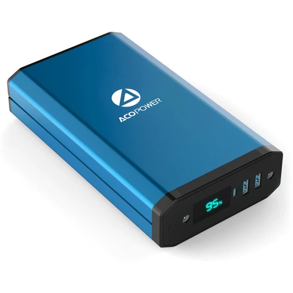 Acopower X230 14.8Volt 13Amper Li-ion Yedek Buzdolabı Aküsü + Powerbank + LED Lamba ürün görseli 1