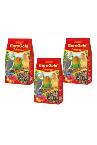 3 Adet Eurogold Paraket Yemi 750 gr Skt:01/2028 ürün görseli 1