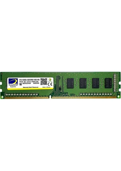 Twinmos 8 GB 1600 MHz DDR3 MDD38GB1600D PC Ram ürün görseli 1