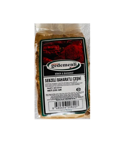 SEBZELİ BAHARATLI ÇEŞNİ 250 GR ürün görseli 1