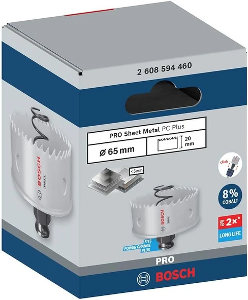 BOSCH PRO SM PC-PLUS DELİK AÇMA TESTERESİ 65MM ürün görseli 1