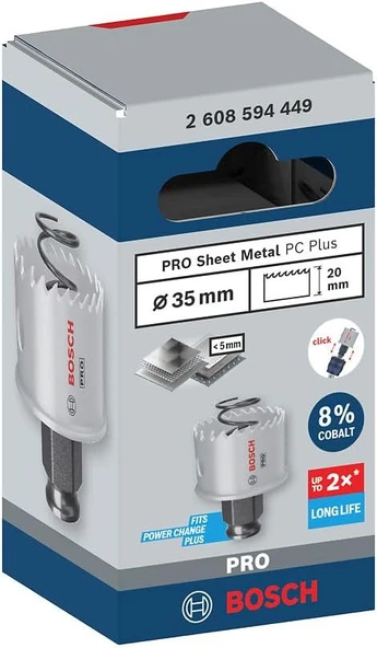 BOSCH PRO SM PC-PLUS DELİK AÇMA TESTERESİ 35MM ürün görseli 1
