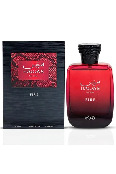 Rasasi Hawas Fire EDP 100ml Erkek Parfümü ürün görseli 1
