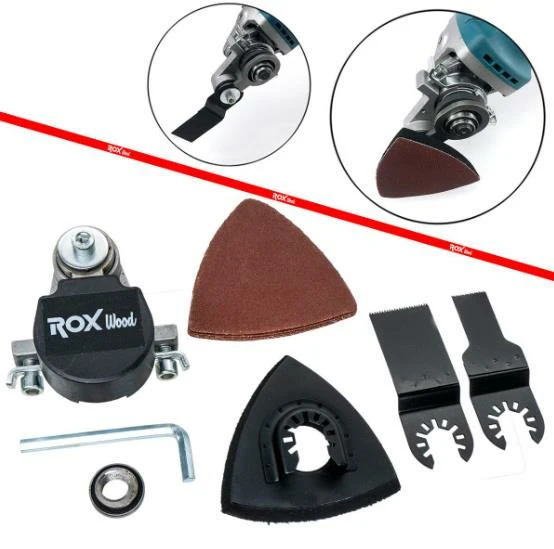 Rox Wood 0191 Taşlama Motorları İçin Çok Amaçlı Salınım Alet Adaptörü ürün görseli 1