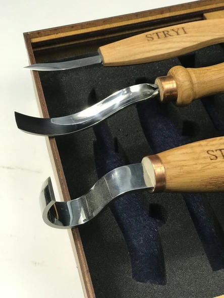 STRYI 503002 Ahşap Kuksa Oyma Seti - Resim 2