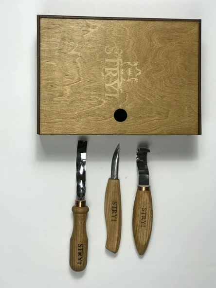 STRYI 503002 Ahşap Kuksa Oyma Seti - Resim 11