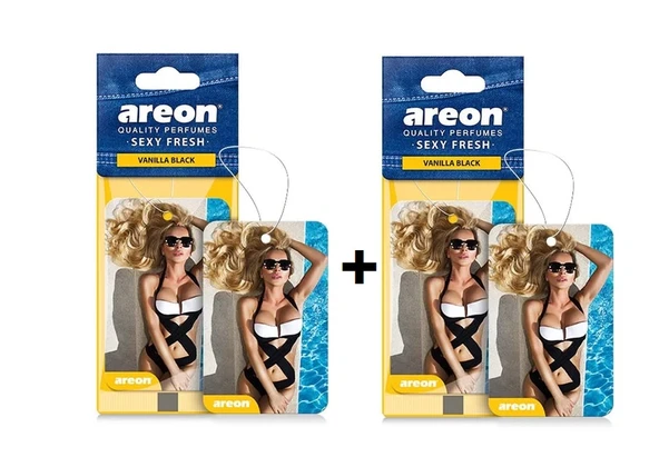 Areon Fresh Vanılla Black Oto Araç Kokusu (2li ) ürün görseli 1