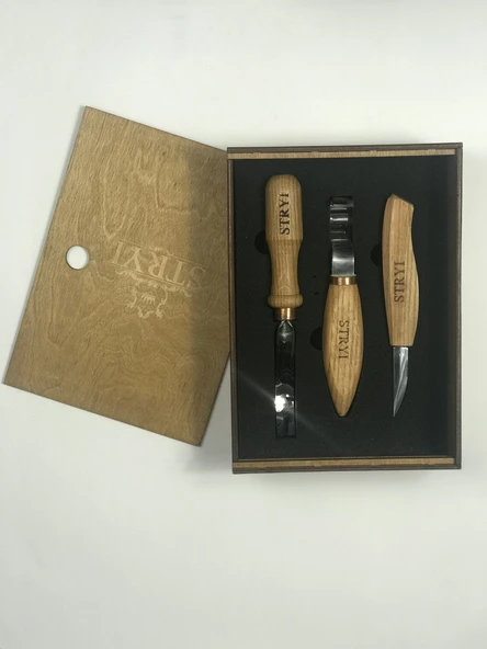 STRYI 503002 Ahşap Kuksa Oyma Seti - Resim 5