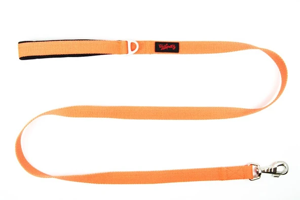 Tailpetz Neon Orange Köpek Gezdirme Kayışı 120 cm x 2 cm ürün görseli 1