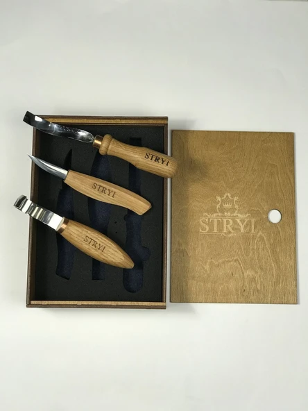 STRYI 503002 Ahşap Kuksa Oyma Seti - Resim 3