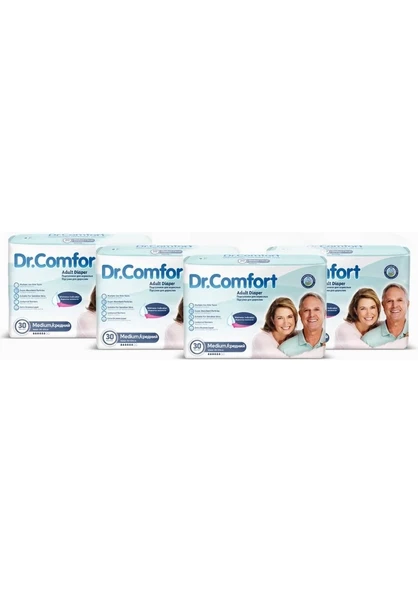 Dr.Comfort Yetişkin Bel Bantlı Hasta Bezi Medium 120 Adet ürün görseli 1