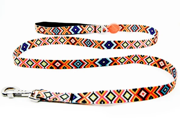 Tailpetz Ethnic Köpek Gezdirme Kayışı 120 cm x 2 cm ürün görseli 1