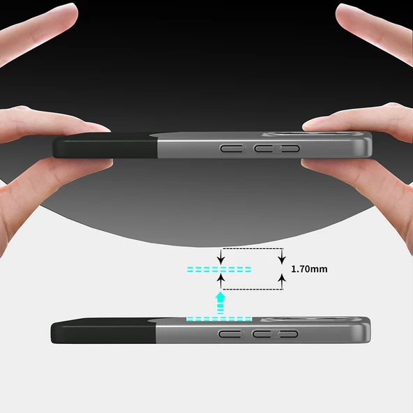 Poco X7 Pro Kılıf Mıknatıslı Duble Kapak - Resim 2