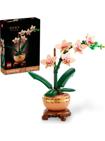 LEGO Botanicals Mini Orkide 10343 - 18+ Çiçek Model Yapım Seti (274 Parça) ürün görseli 1