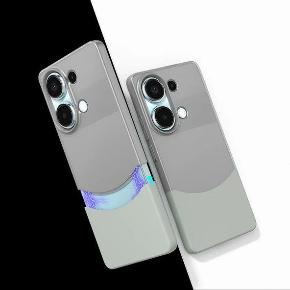 Xiaomi Redmi Note 13 Pro 4G Kılıf Mıknatıslı Duble Kapak - Resim 6
