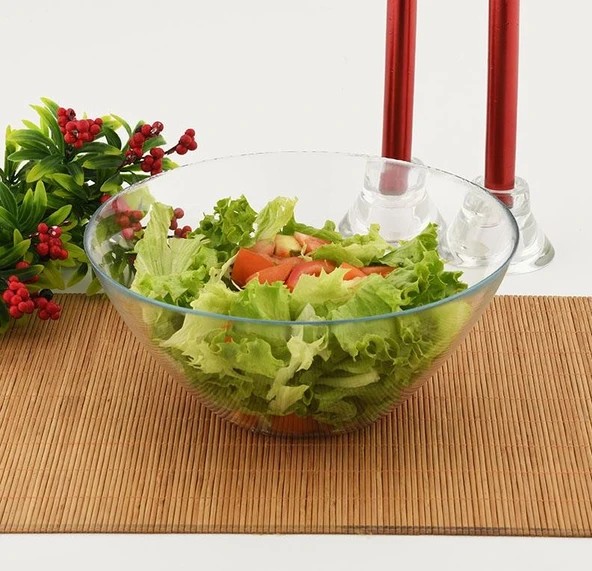 Paşabahçe iconic cam kase - çok amaçlı sunum salata servis karıştırma kasesi ürün görseli 1
