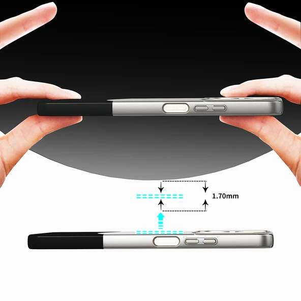 Realme Note 60 Kılıf Mıknatıslı Duble Kapak - Resim 2
