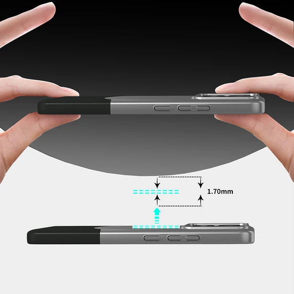 Poco X6 Pro Kılıf Mıknatıslı Duble Kapak - Resim 2
