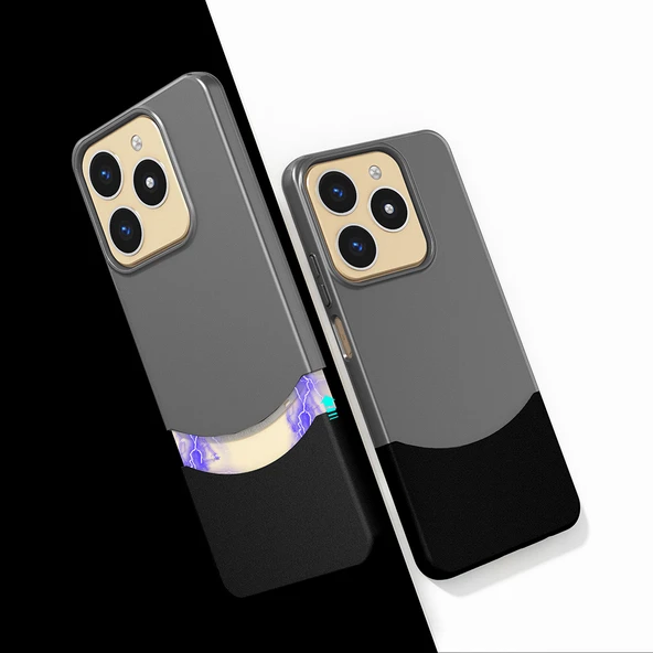 Realme C61 Kılıf Mıknatıslı Duble Kapak ürün görseli 1
