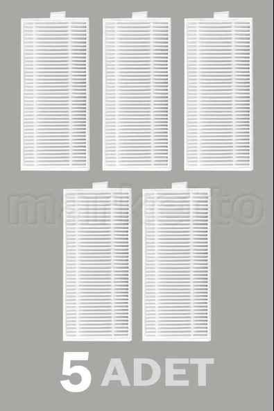 Grundig Uyumlu VCR 4230 / 6230 / 7230 Robot Süpürge Hepa Filtresi 5 Adet ürün görseli 1