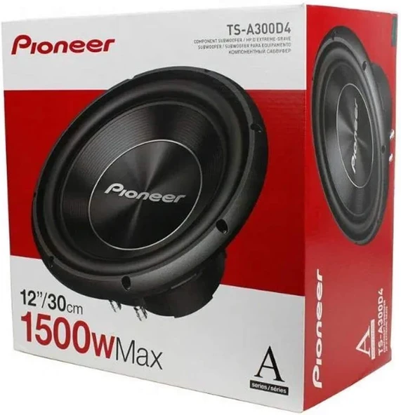 Pioneer TS-A300D4 1500 Watt 30 Cm Subwoofer ürün görseli 1