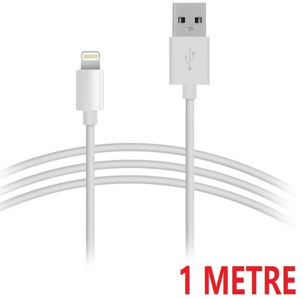 4662 Lightning Data Şarj Kablosu İphone Uyumlu (1 Metre) ürün görseli 1