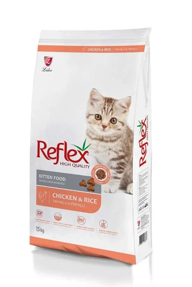 REFLEX YAVRU KEDİ MAMASI TAVUKLU 15+1 KG ürün görseli 1