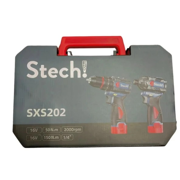 STECH END SXS202-16V 4 PARÇA AKÜLÜ SET - Resim 3