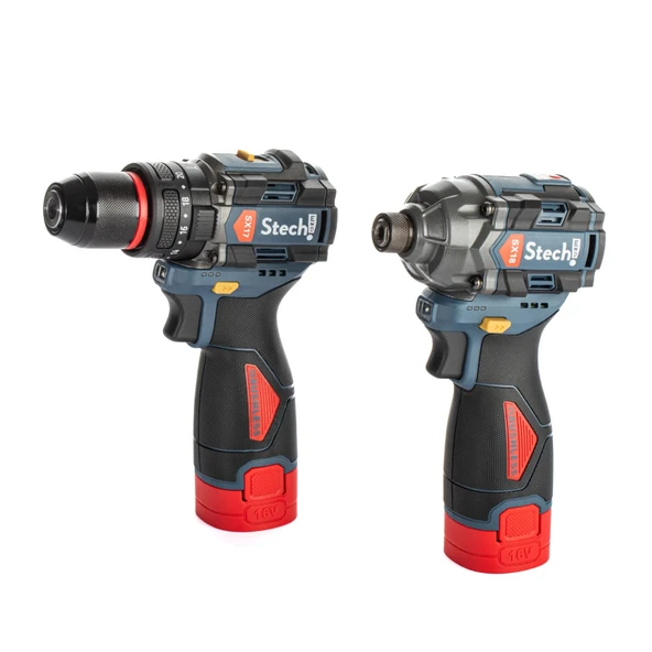 STECH END SXS202-16V 4 PARÇA AKÜLÜ SET - Resim 2