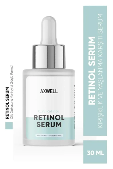AXWELL Kırışıklık Karşıtı, Onarıcı ve Aydınlatıcı Retinol Serum - 6 AXWELL Kırışıklık Karşıtı, Onarıcı ve Aydınlatıcı Retinol Serum ürün görseli 1