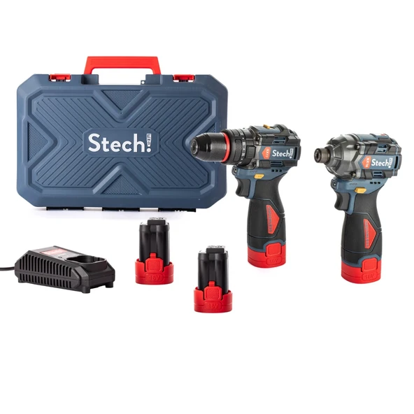 STECH END SXS202-16V 4 PARÇA AKÜLÜ SET ürün görseli 1