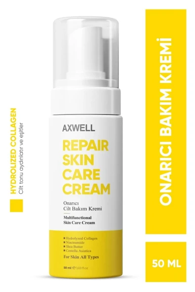 AXWELL Centella Asiatica Collagen Niacinamide Shea Butter İçeren Yatıştırıcı Onarıcı Nemlendirici Krem ürün görseli 1