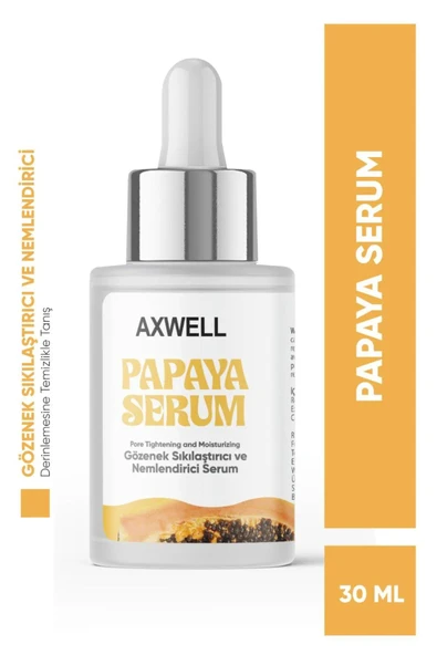 AXWELL Papaya Özlü Gözenek Sıkılaştırıcı & Nemlendirici & Aydınlatıcı Cilt Serumu ürün görseli 1
