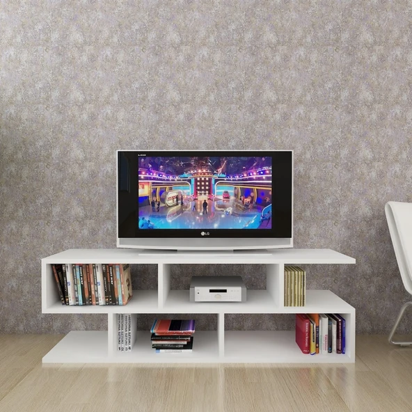 Kelebek Tv Sehpası Beyaz ürün görseli 1