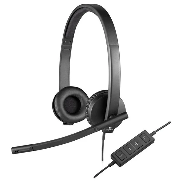 Logitech H570e Stereo 981-000575 Kablolu Çağrı Merkezi Kulaklığı ürün görseli 1